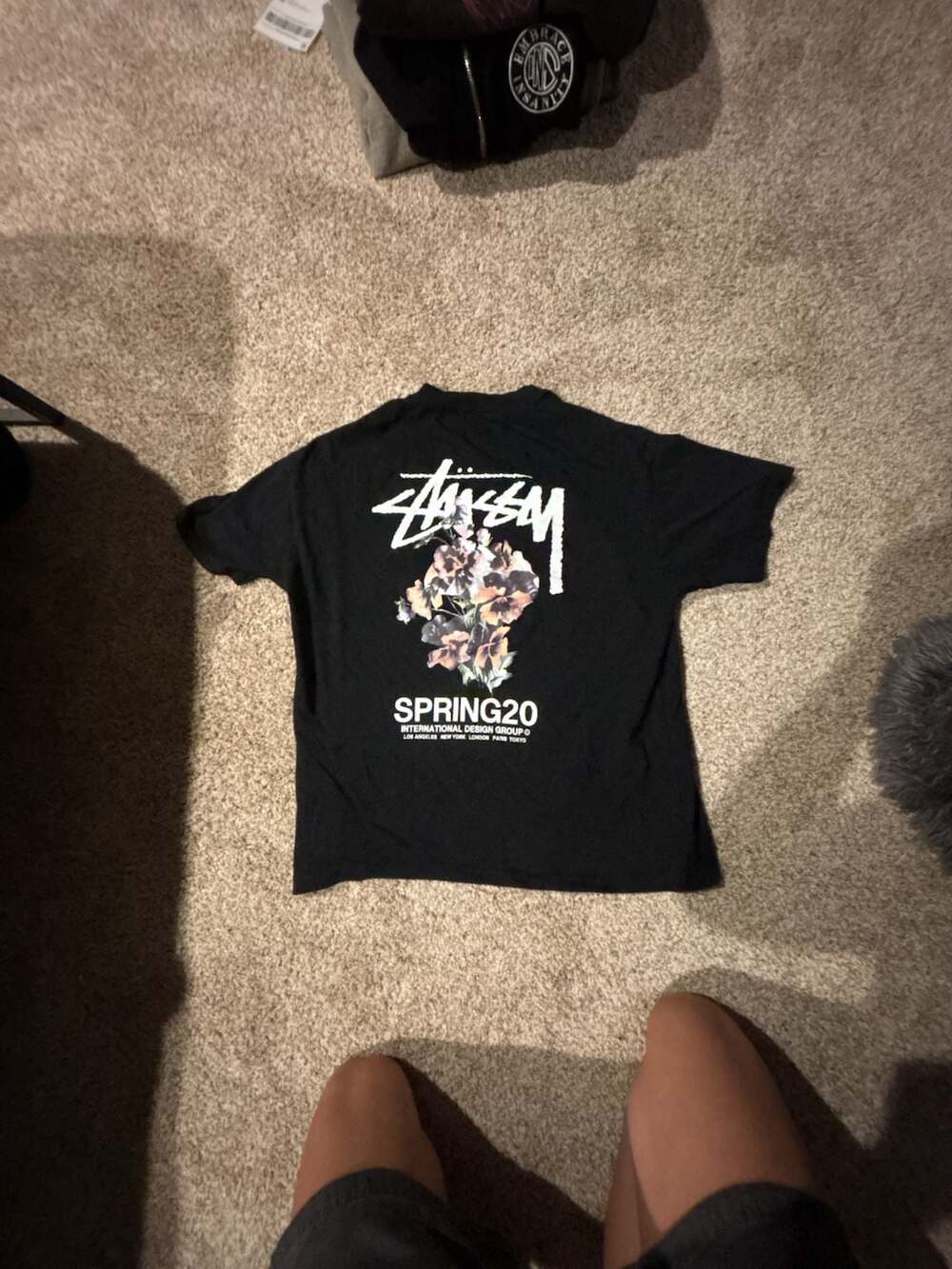 Stussy Bouquet Spring 20 International Design Group Graphic T-Shirt